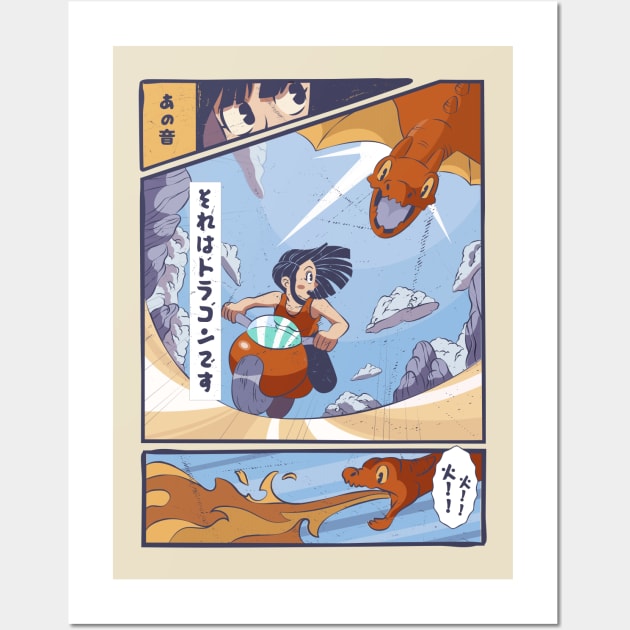 Japanese Comic Art Wall Art by WAYOF